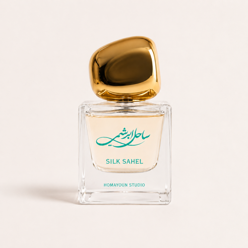 Silk Sahel Eau de Parfum by Homayoun Studio with Persian black tea and neroli fragrance
